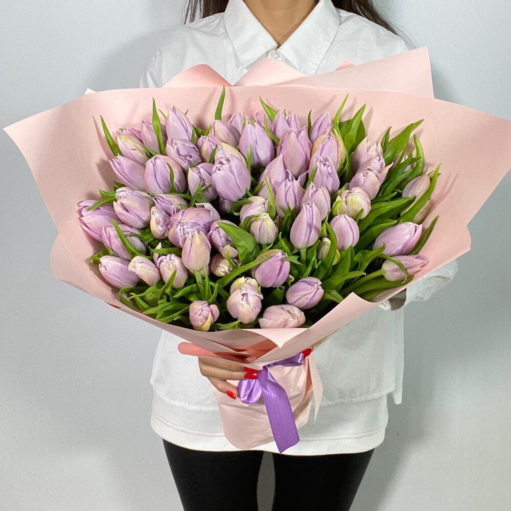 лавандовые тюльпаны — вид 2